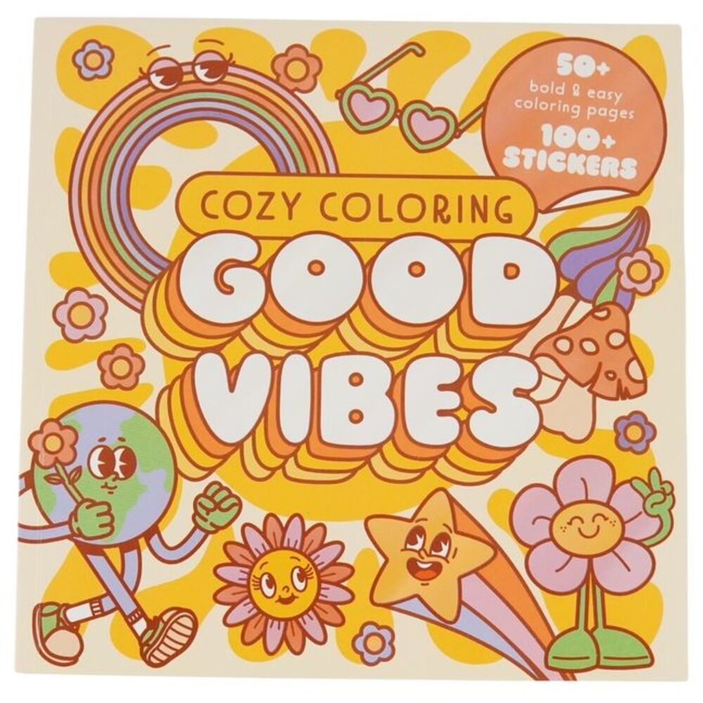 Cozy Coloring Good Vibes: With Stickers -- Parragon Books